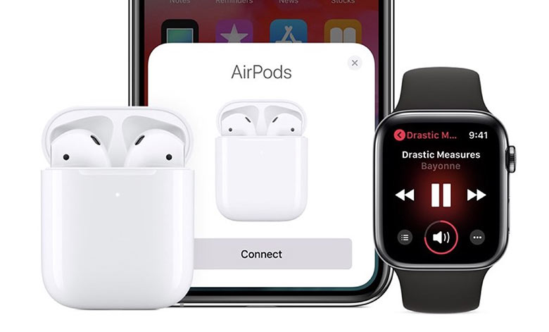 اتصالات هدفون بی سیم اپل AirPods 2