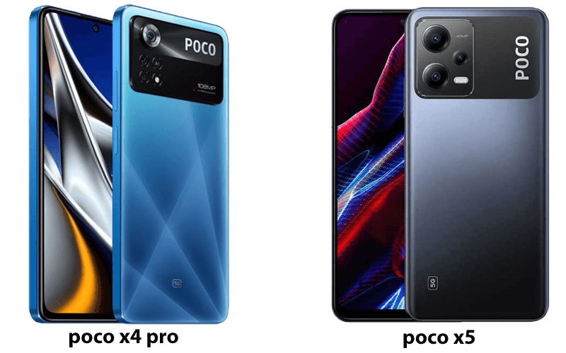 گوشی poco x5 وpoco x4 pro