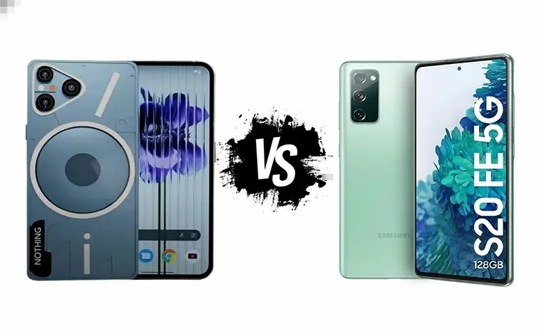 مقایسه ناتینگ فون با سامسونگ S21 fe