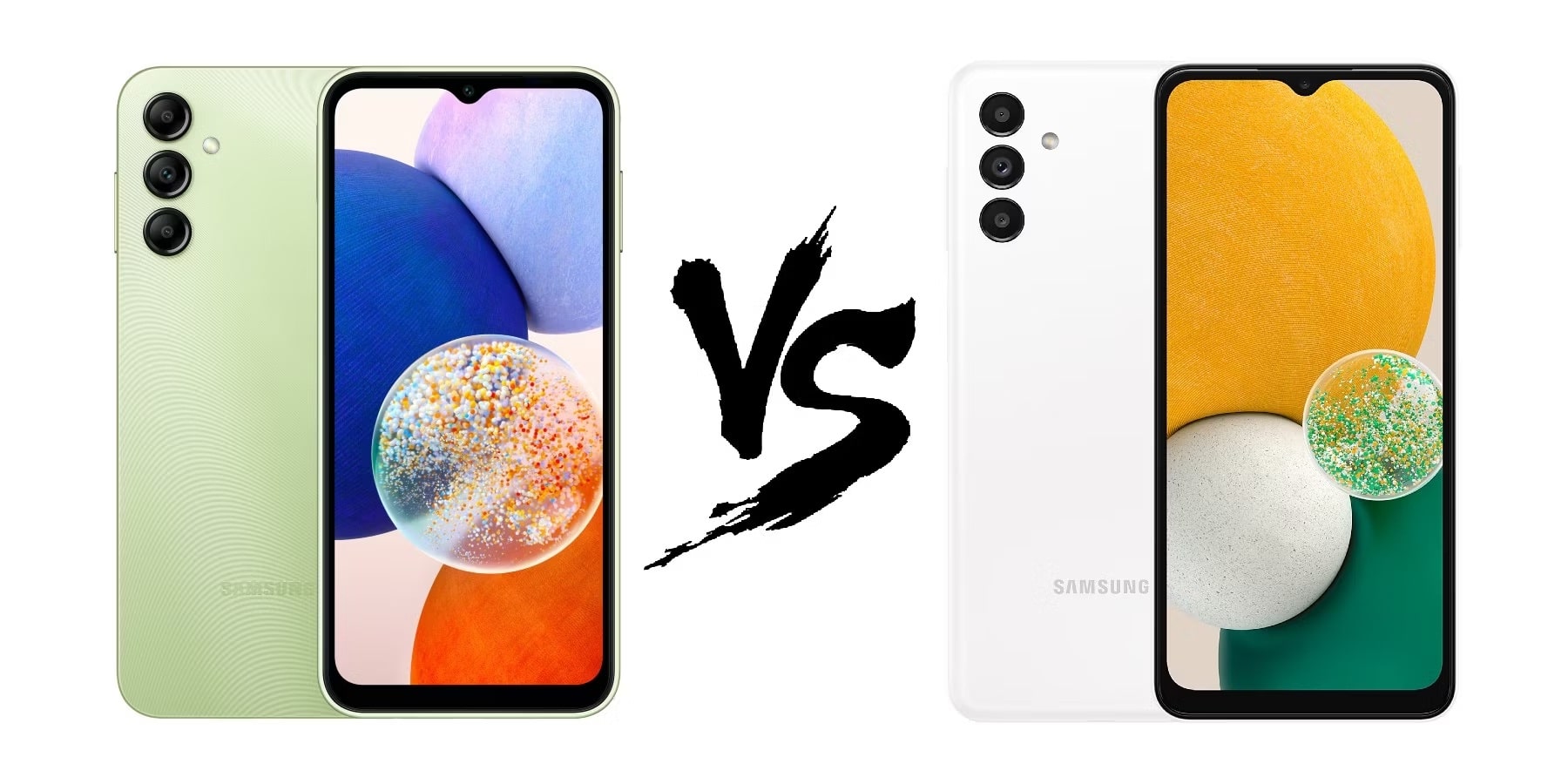 بررسی و مقایسه گوشی سامسونگ a13 با a14