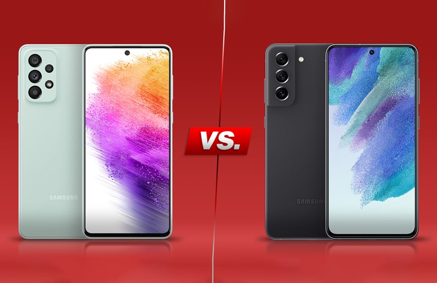 مقایسه دوربین a73 با s21fe