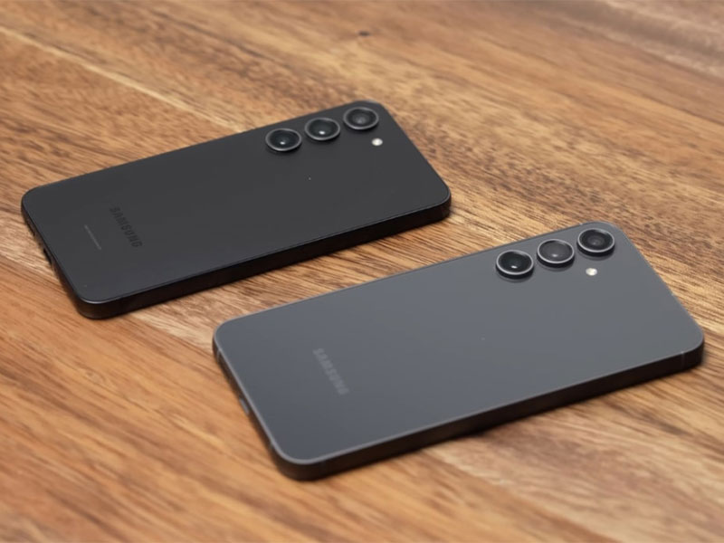 مقایسه s23 fe با s23 ؛ نمای بیرونی دو گوشی